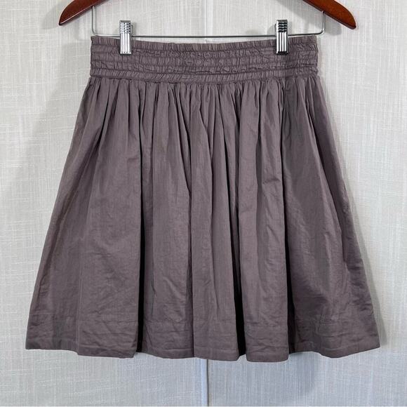 Banana Republic Dresses & Skirts - Banana Republic 1915 A-line Cotton Lined Mini Skirt Taupe Sz Petite XS